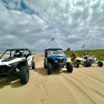 ATV riders on the sand dunes of St. Anthony
