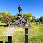 World War II statue and memorial
