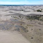 Aerial view of the St. Anthony sand dunes