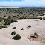 Aerial view of the sand dunes in St. Anthony